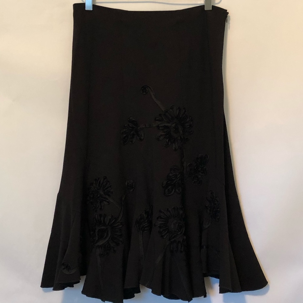 Sunny Leigh Black Swing Skirt (8) - Picture 7 of 8